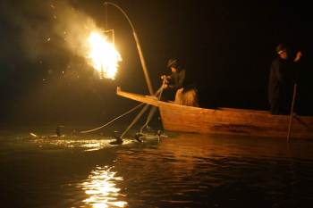 Рыбалка укаи на реке Удзи