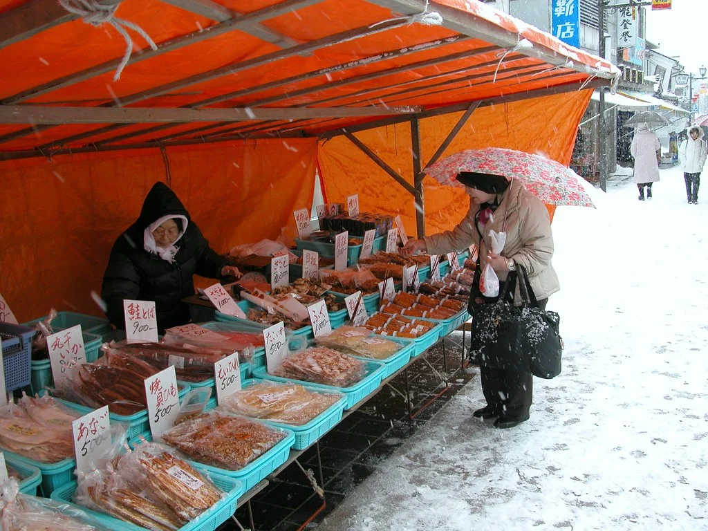 Утренний рынок Вадзима Wajima's Morning Market