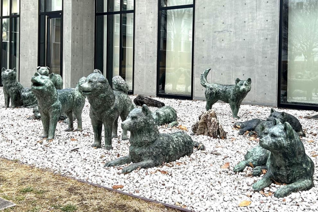 Композиция из статуй возле NIPR karafuko.png