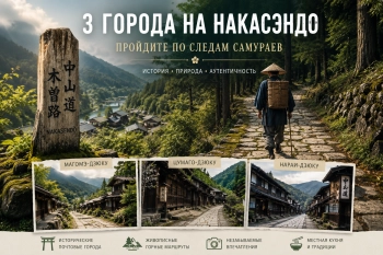 Три города на дороге Накасэндо, где можно пройти по следам самураев