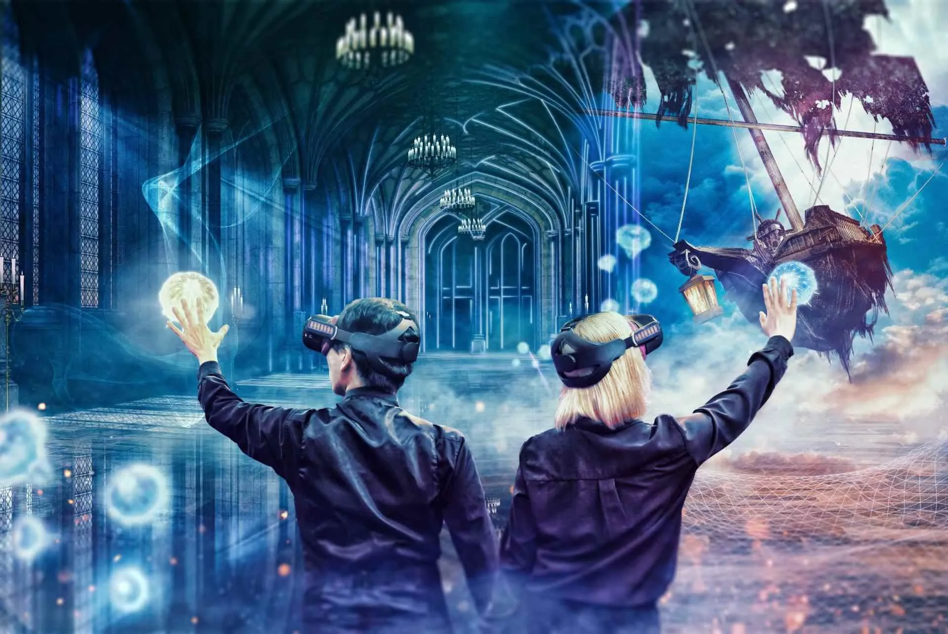 Посещение театра  волшебной реальности TYFFONIUM (Одайба, Токио)