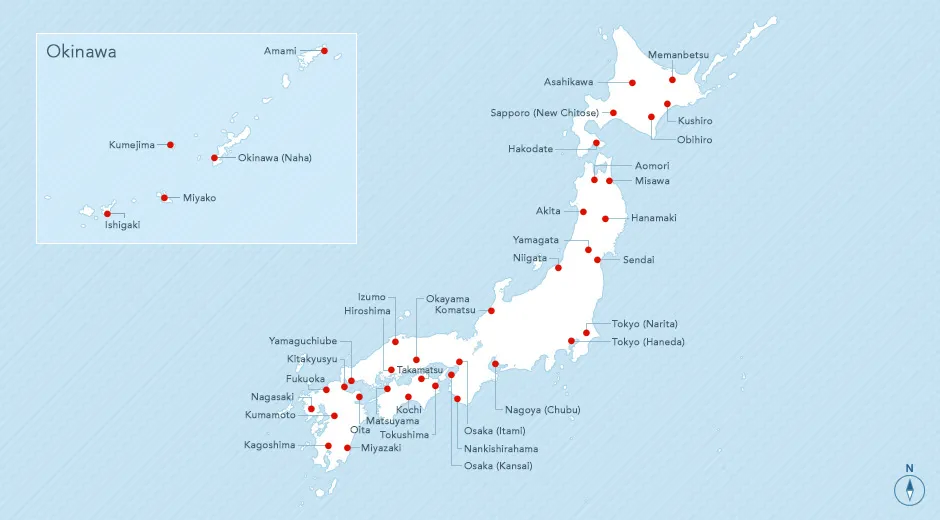 Авиапроездной по Японии